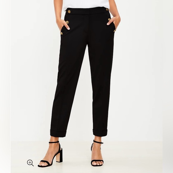 LOFT - Tall Devin Slim Sailor Pants - Picture 1 of 15